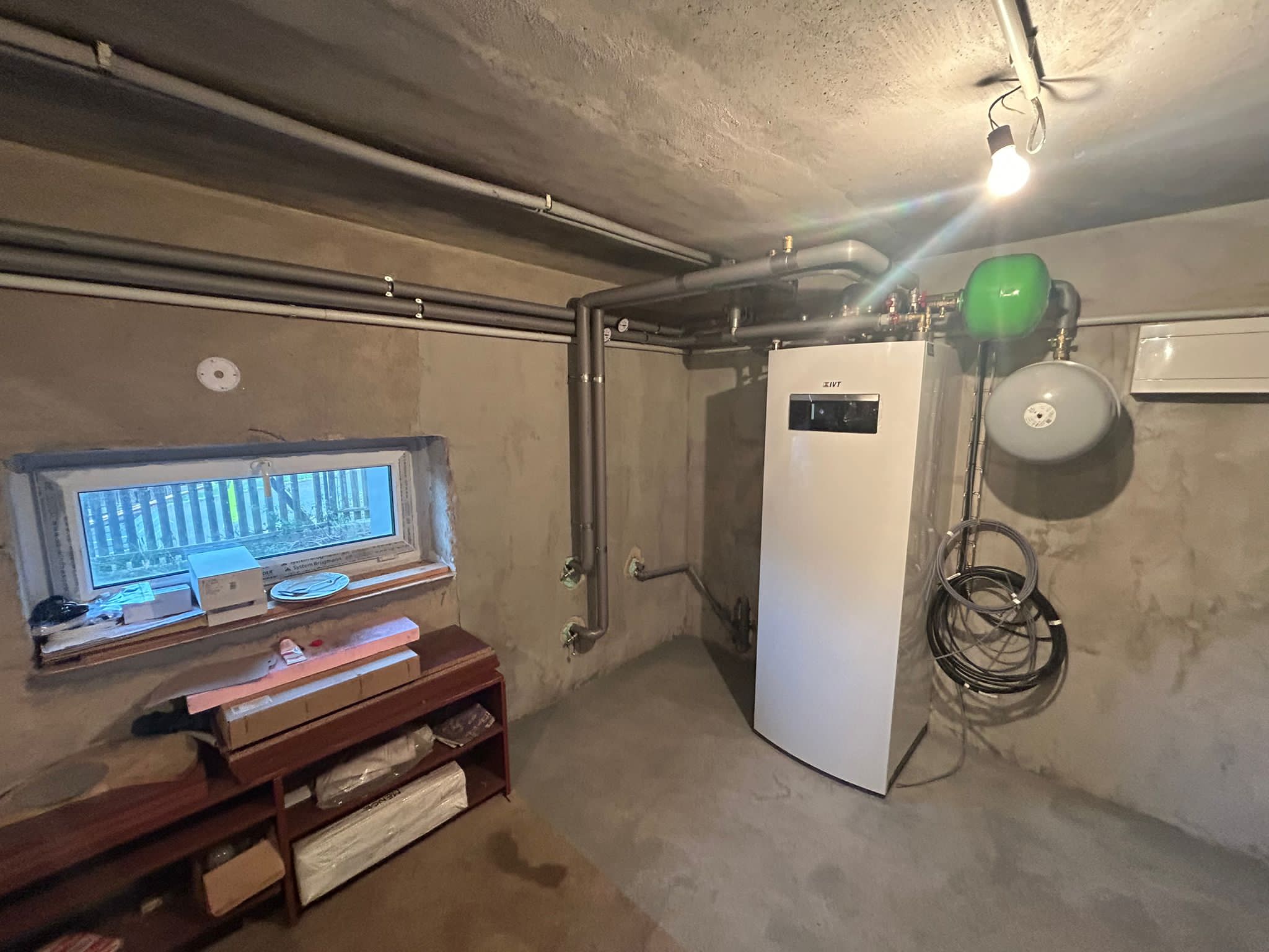 Instalace tepelného čerpadla Nove Zdroj Vnityn Jednotka IVT Airmodul E15