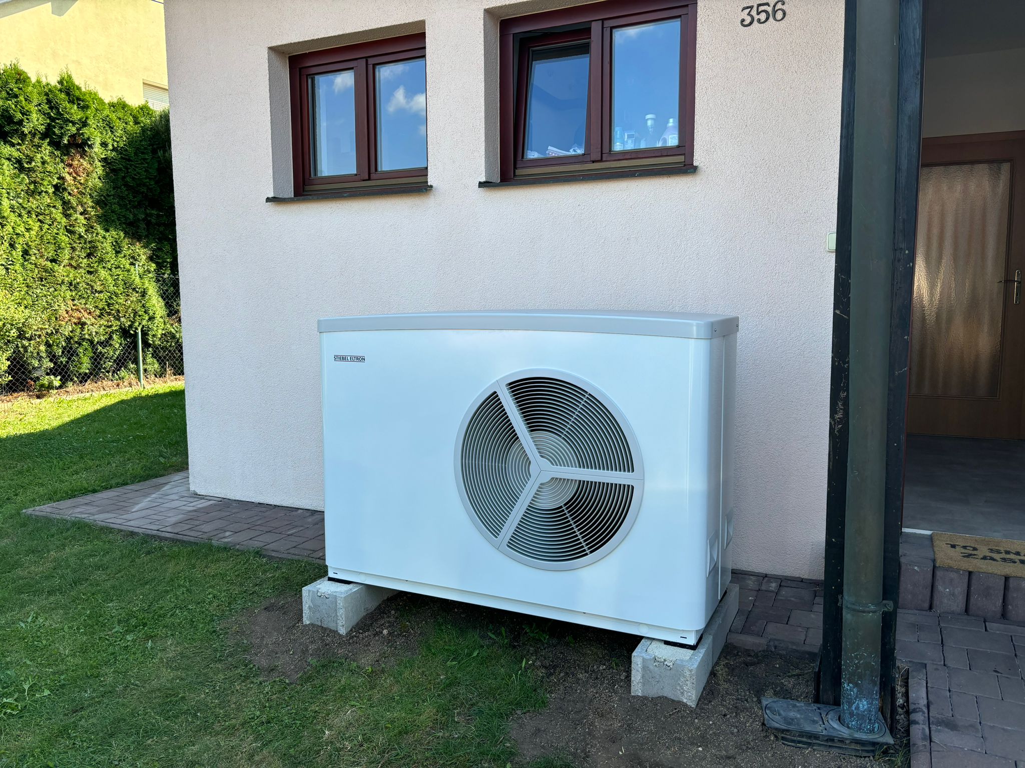 Instalace tepelného čerpadla Nove Zdroje Tn Stiebel Venkovn Jednotka