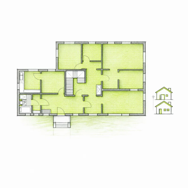 200–350 m²